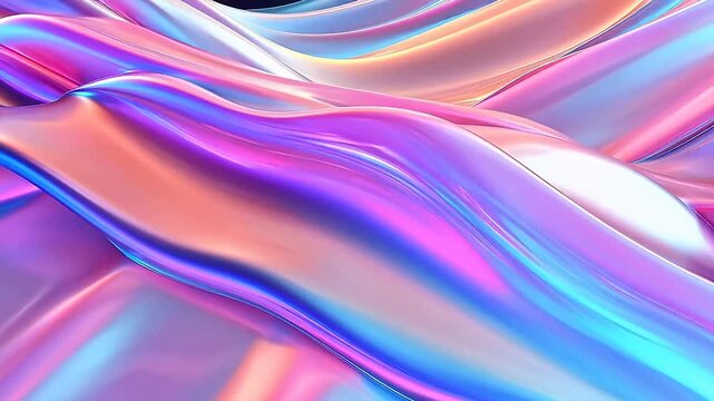 Digital colored transparent glass 3D abstract background