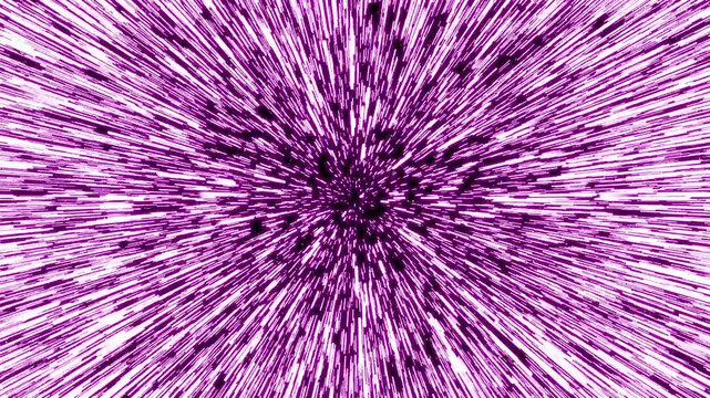 Pink warp speed hyperspace motion background