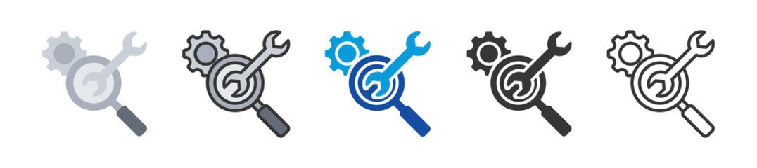 installation icon set multi style various collection