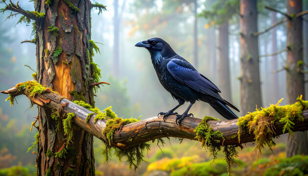 crow on a branch
