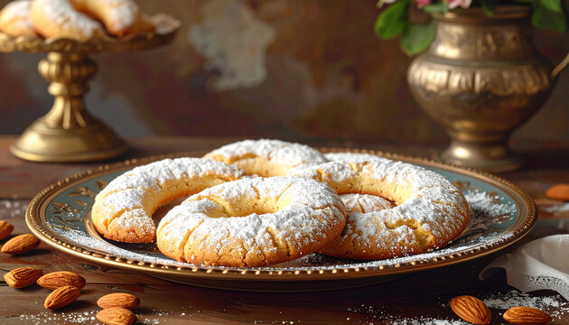 A delicious assortment of fresh homemade bakery snacks including bread and butter, bread and milk, and isolated white pastry rolls for a tasty breakfast meal