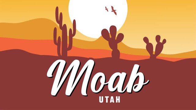 beautiful natural views and sky in moab utah