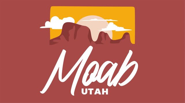 beautiful natural views and sky in moab utah