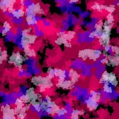 Obraz premium pink paint splashes seamless abstract pattern background fabric fashion design allover print wrapping paper digital illustration art 