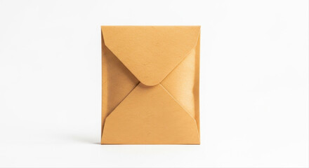 Tan scent pouch isolated on a pristine white background, showcasing its minimalist design and clean lines