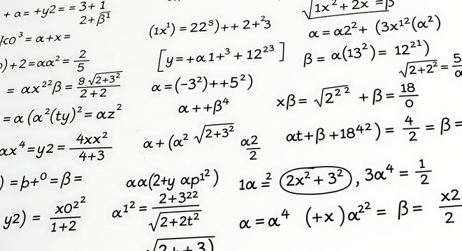 Mathematician solves complex equations on chalkboard in university classroom during lecture