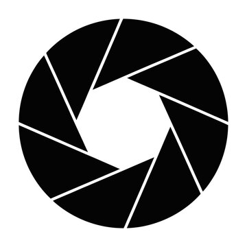 Vector of a camera aperture