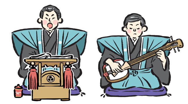 太夫と三味線
