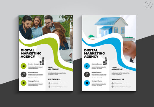 Digital Marketing Business Flyer Layout