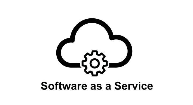 Software as a Service logo icon.