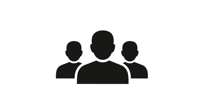 Three people standing side by side.
