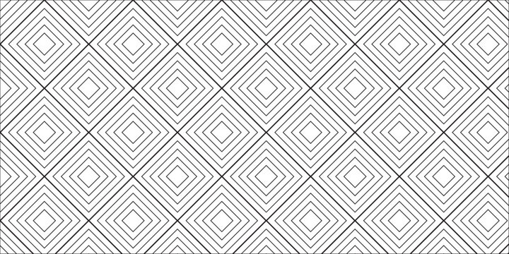 seamless geometric pattern vector square overlap surface tile grid stripe metallic texture background.