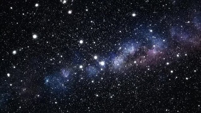 Orion Nebula Starry Night Sky.