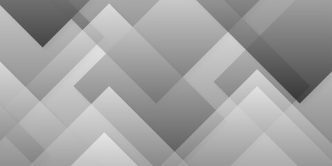 Obraz premium Gray overlap technology tech grid triangle business digital curve poster and banner web creative origami square rectangle template background.