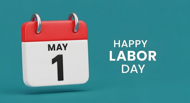 Happy labour day celebration on may 1st honoring workers' contributions