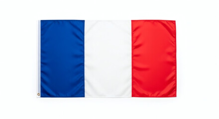 Obraz premium The National Flag of France, a Symbol of Freedom and Revolution, Displayed Prominently