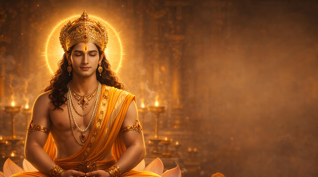 Lord Shri Ram portraits for Ram Navami, Diwali, Dussehra, Vijayadashami, Ramlila, Deepotsav Ayodhya, Ram janmotsav, Festival Marketing, Greeting Cards, Social Media