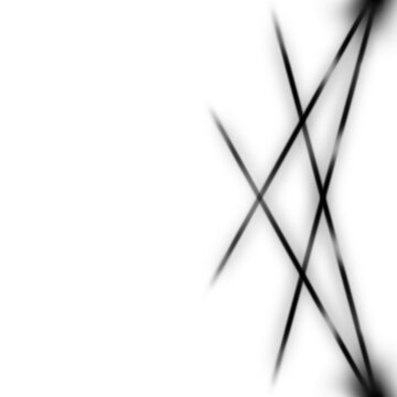 Double lasers noir avec effet sym&eacute;trique. 