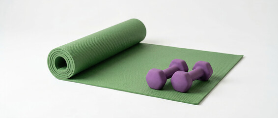 Fototapeta premium Yoga Fitness Equipment Concept