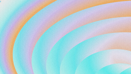 Obraz premium Pastel Gradient Curved Abstract Background with Grainy Texture, Soft Mint and Lavender Waves, Modern Minimalist Design for Creative Projects