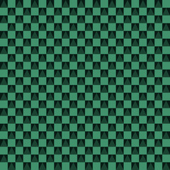 Green Checkerboard Pattern with Alternating Dark Squares vector background