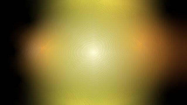 Abstract glowing light burst with vibrant yellow and orange hues against a dark background, soft bokeh effect, Lens Flare, Out Of Focus, Bright Background