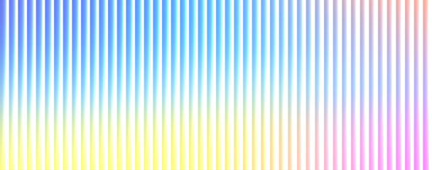Fototapeta premium Ribbed glass background. Fractal vertical stripes. Abstract summer gradient bg.