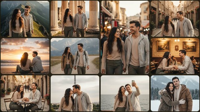 Cinematic Travel Memories Photo Slideshow