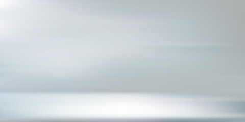 Obraz premium Empty minimalistic room with smooth white walls and floor, ideal for background, display,