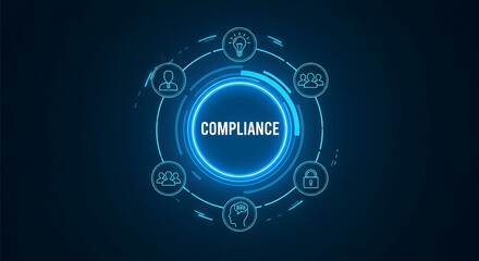 Obraz premium Compliance and regulatory frameworks for business operations