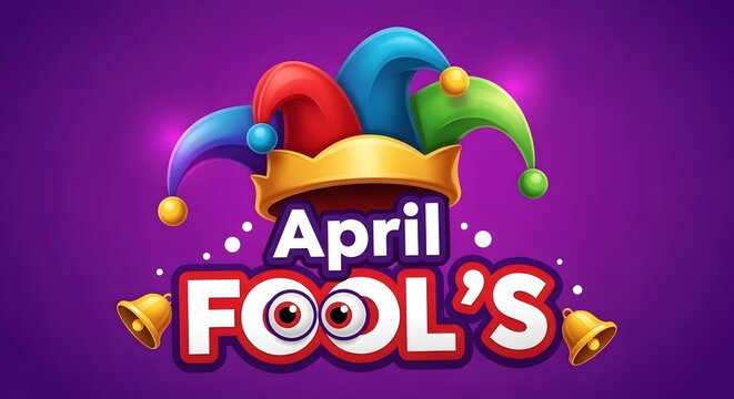 April fools day prankster jester crown humor joke