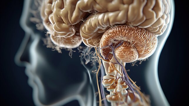 Gut&ndash;brain axis in Parkinson&rsquo;s disease with vagus nerve link and alpha-synuclein spread arrows.