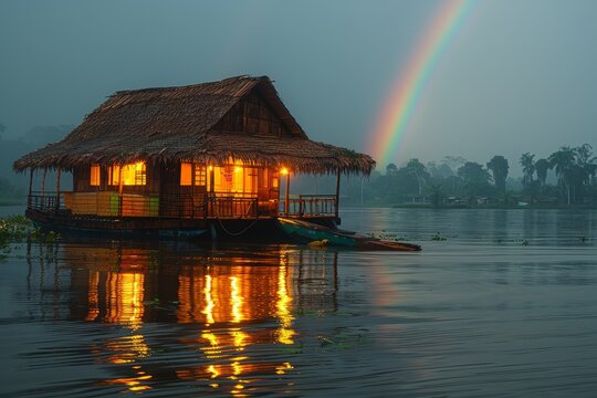 house on the lake