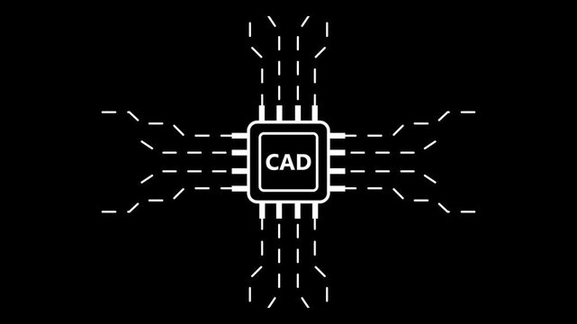 Computer aided neon sign c a d software animation technology software technology computer chip microchip