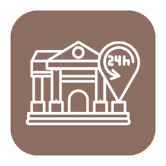 Naklejka premium All Day Tours Icon