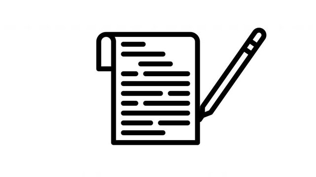 notes animated icon