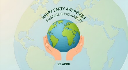 Fototapeta premium Earth day awareness protecting our planet for a sustainable future