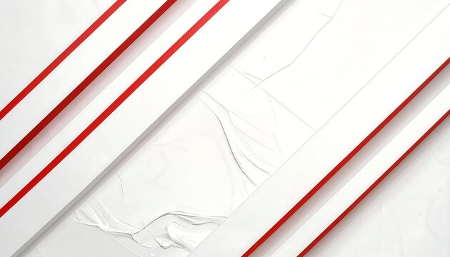 A white surface with red lines and a crumpled paper underneath