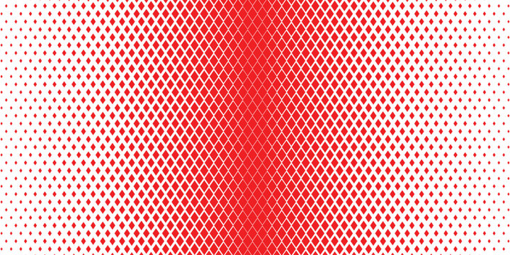 simple red rhombus halftone pattern for banner poster background.