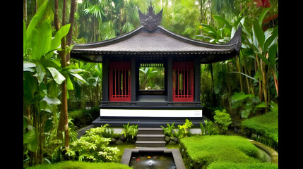 Buddhist Temple Oasis