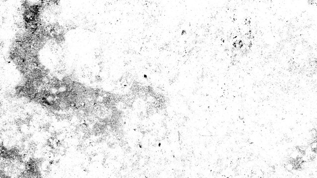 Rubbed aged texture with a halftone raster pattern. Monochrome noise of dust or dirt, printing errors for overlay in grunge technique.