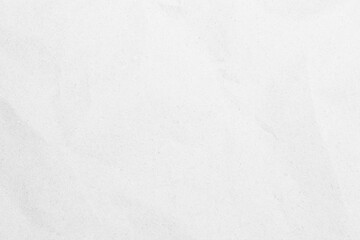 White recycled craft paper texture as background. Grey paper texture, Old vintage page or grunge vignette of old newspaper. Pattern rough art creased grunge letter. Hardboard with copy space for text.