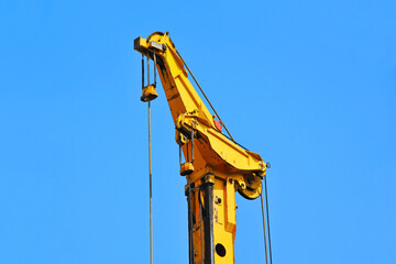Piling rig hydraulic hammer
