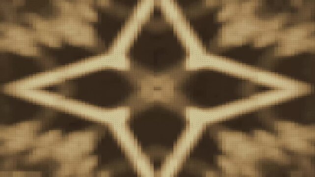 Gritty Pixel Mosaic Overlay with Dither Noise