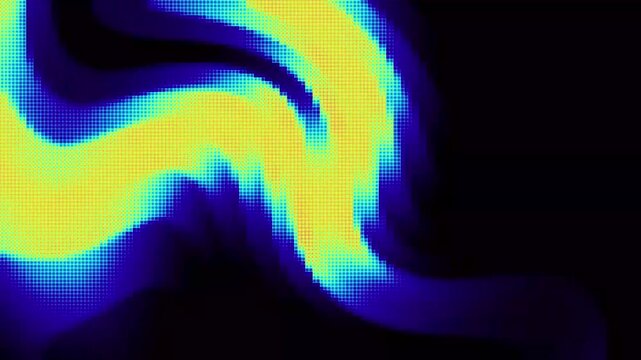 Abstract Dither Overlay with Pixel Mosaic Texture