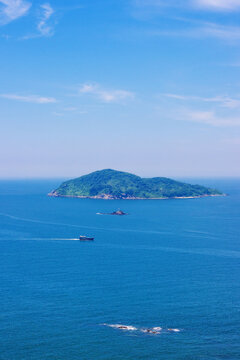 Seascape of Moon Bay Marine National Park, Yangxi County, Yangjiang City, Guangdong Province, China