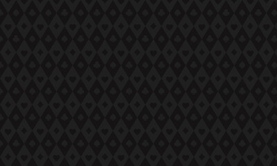 トランプ柄のダイヤ背景。モノクロの菱形シームレスパターン、ダイヤモンドチェック。