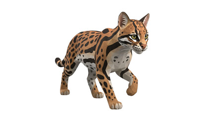 Naklejka premium Image of jaguar walking on black background with the text jaguar in.