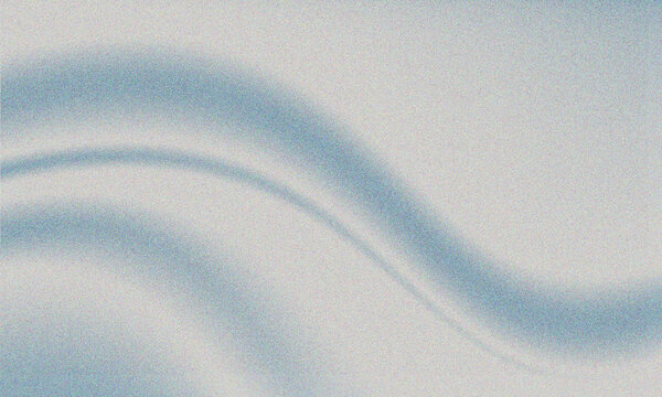 Blue wave pattern on white background abstract , glowing grainy blur effect, smooth gradient header, banner, cover, poster backdrop design