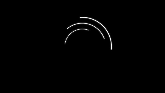 vector illustration of a black silhouette of an airplane